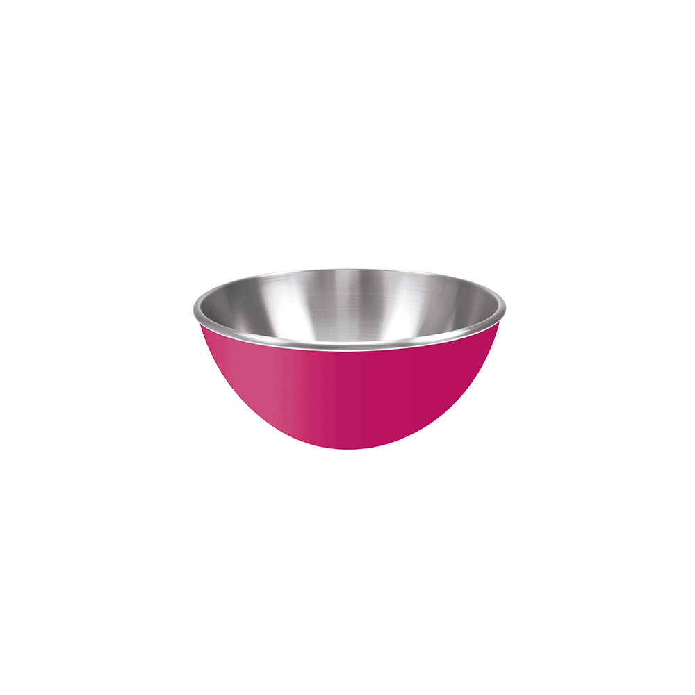 GEMINI - Saladier inox double paroi 16 cm - fuchsia