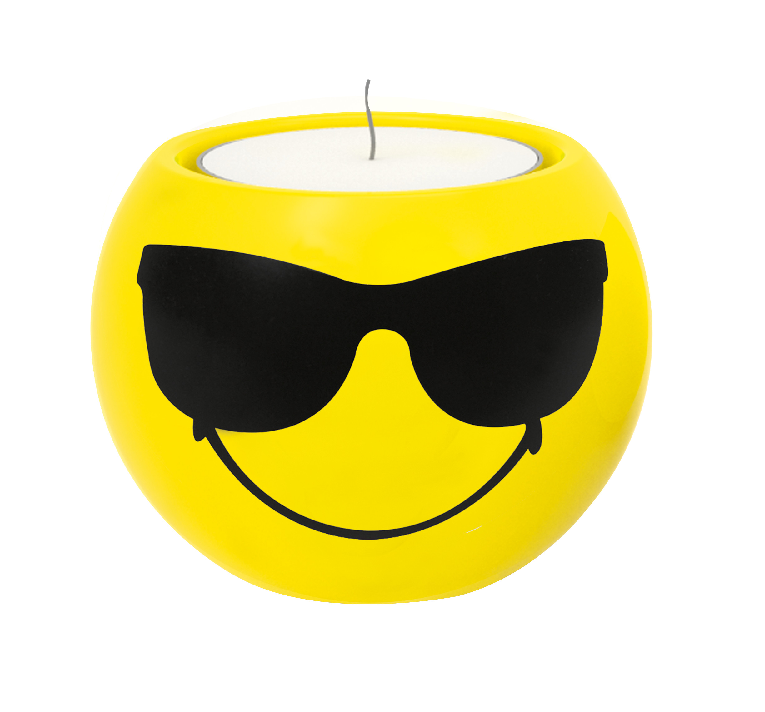 SMILEY - Set de 2 bougeoirs 