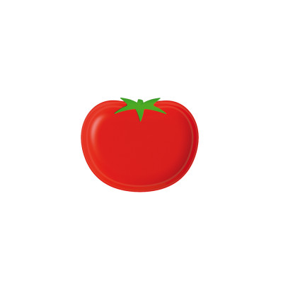 KITCHEN GARDEN - Assiette tomate - rouge
