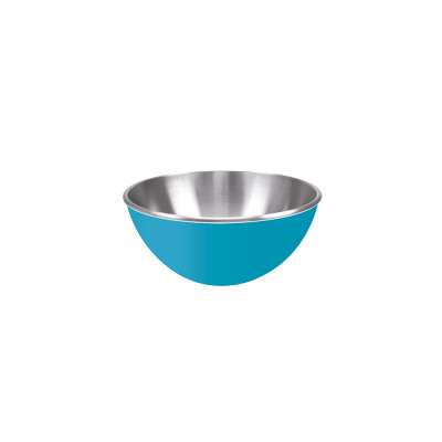 GEMINI - Saladier inox double paroi 16 cm - bleu