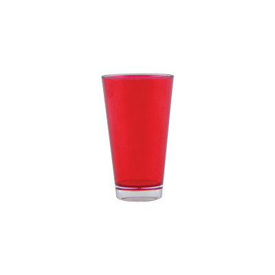 Verre teinté double paroi 30 cl - rouge