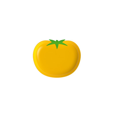 KITCHEN GARDEN - Assiette tomate - jaune